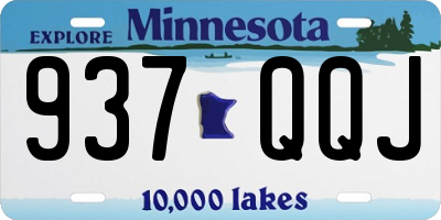 MN license plate 937QQJ