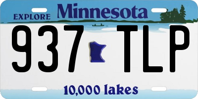 MN license plate 937TLP