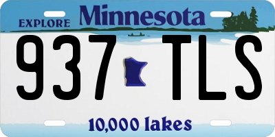MN license plate 937TLS