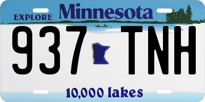 MN license plate 937TNH