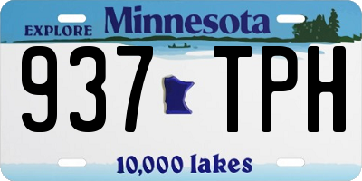 MN license plate 937TPH