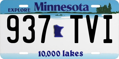 MN license plate 937TVI