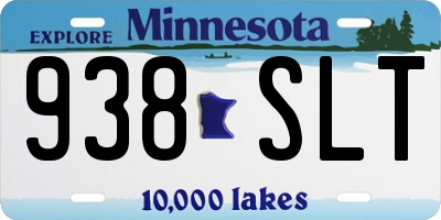 MN license plate 938SLT