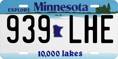 MN license plate 939LHE