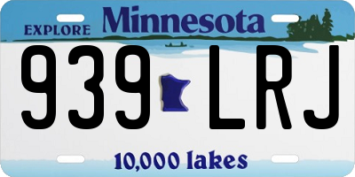 MN license plate 939LRJ