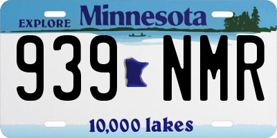 MN license plate 939NMR