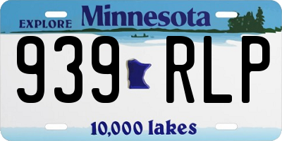 MN license plate 939RLP