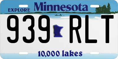 MN license plate 939RLT
