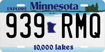 MN license plate 939RMQ