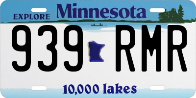 MN license plate 939RMR