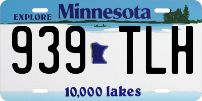 MN license plate 939TLH
