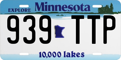 MN license plate 939TTP