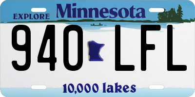 MN license plate 940LFL