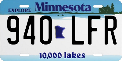 MN license plate 940LFR
