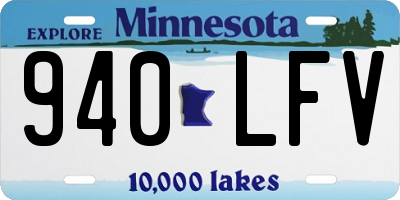 MN license plate 940LFV