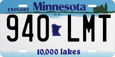 MN license plate 940LMT