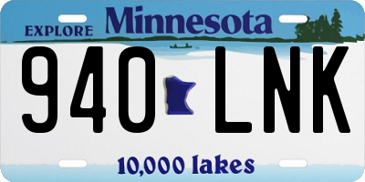 MN license plate 940LNK