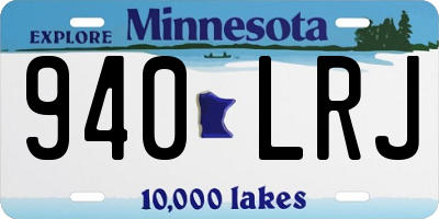 MN license plate 940LRJ