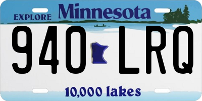 MN license plate 940LRQ
