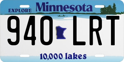 MN license plate 940LRT