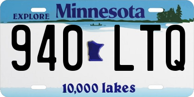 MN license plate 940LTQ