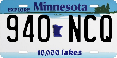 MN license plate 940NCQ