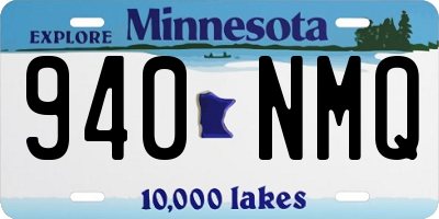 MN license plate 940NMQ