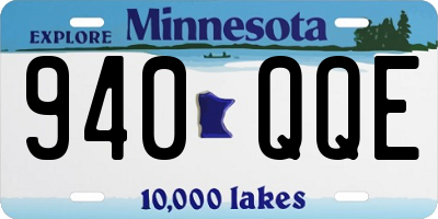 MN license plate 940QQE