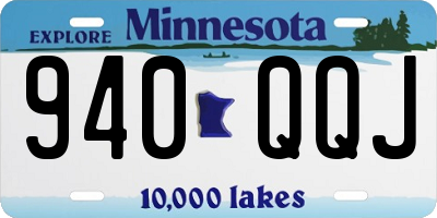 MN license plate 940QQJ