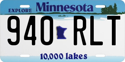 MN license plate 940RLT