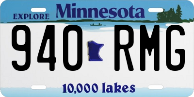 MN license plate 940RMG