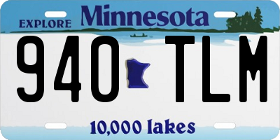 MN license plate 940TLM
