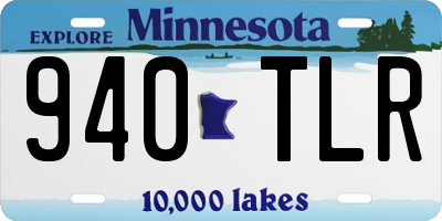 MN license plate 940TLR