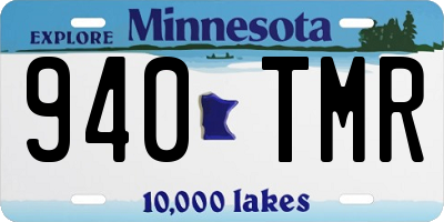 MN license plate 940TMR