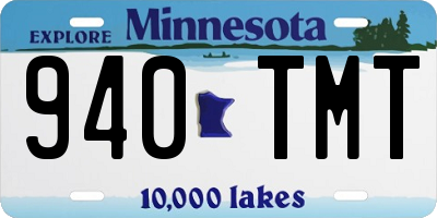 MN license plate 940TMT
