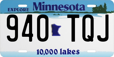 MN license plate 940TQJ