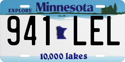 MN license plate 941LEL