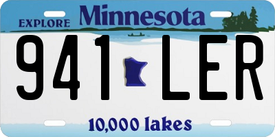 MN license plate 941LER