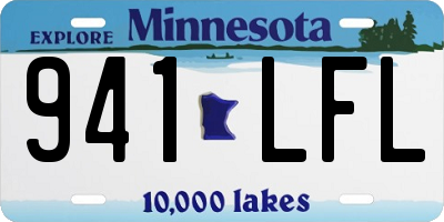 MN license plate 941LFL