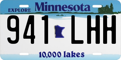 MN license plate 941LHH