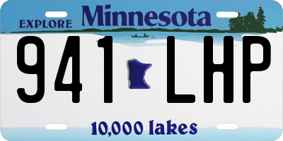 MN license plate 941LHP