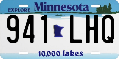 MN license plate 941LHQ