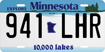 MN license plate 941LHR