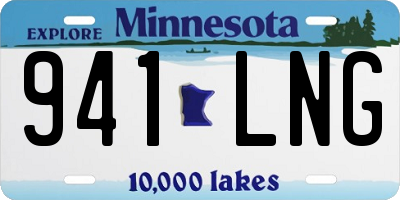 MN license plate 941LNG