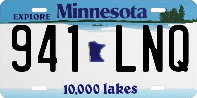 MN license plate 941LNQ