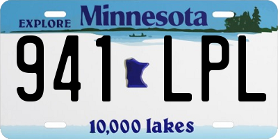 MN license plate 941LPL