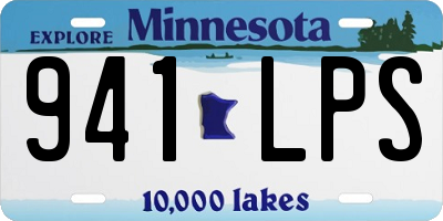 MN license plate 941LPS