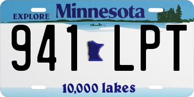 MN license plate 941LPT
