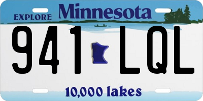 MN license plate 941LQL