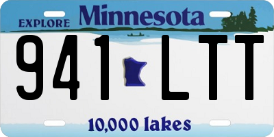 MN license plate 941LTT